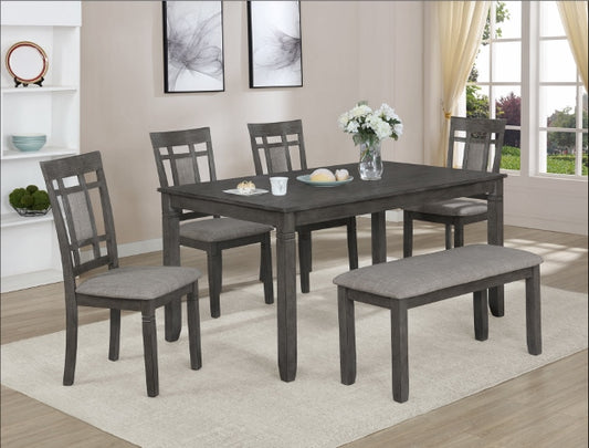 PAIGE 6-PC DINETTE SET WITH BENCH