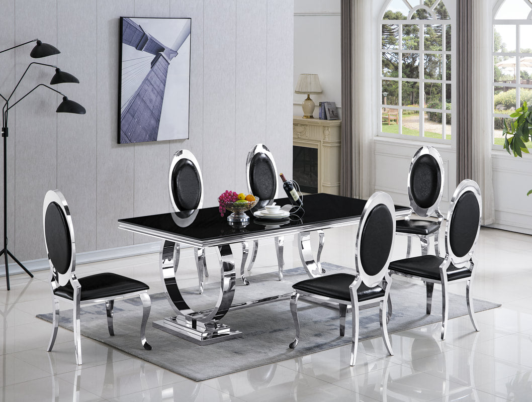 D2021 - Table + 6 Chair Set