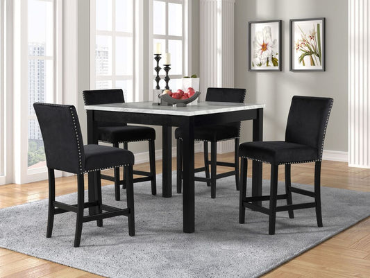 Dior -  Pub Table + 4 Chair Set