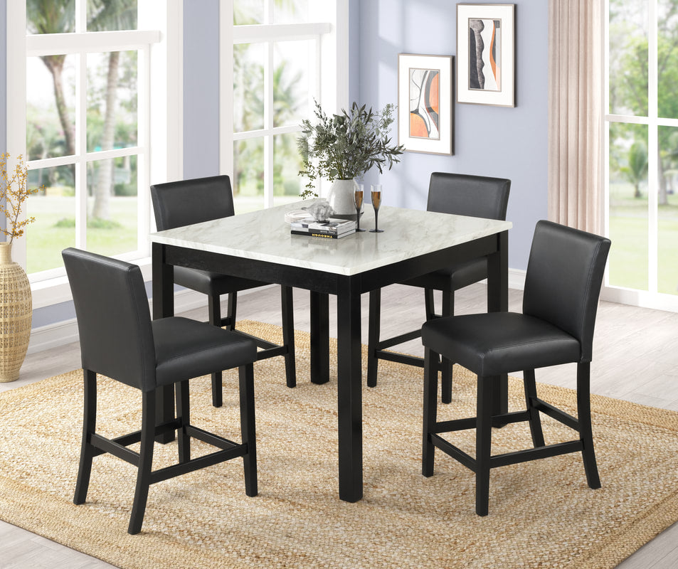 Paquete Black-Cama, Comedor, Sala