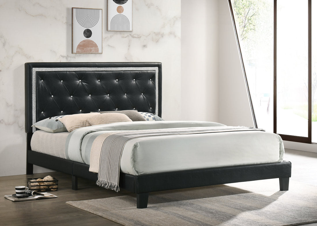 Paquete Black-Cama, Comedor, Sala